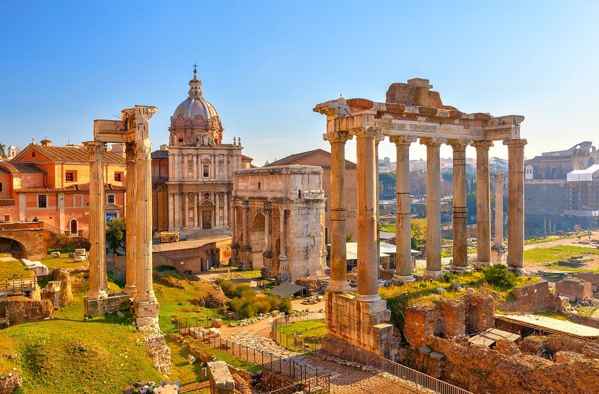Roman Forum at sunrise