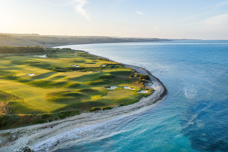 Verdura Resort coastal golf course, Sicily